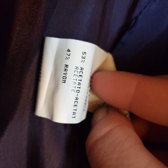 "Cheap and Chic" by Moschino Dbl-Breasted Navy Jacket 8ish - Picture 5 of 12